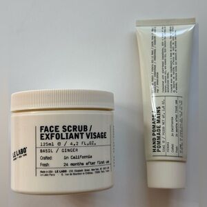 Le labo Face Scrub and Hand Pomade